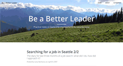 Desktop Screenshot of bebetterleader.com